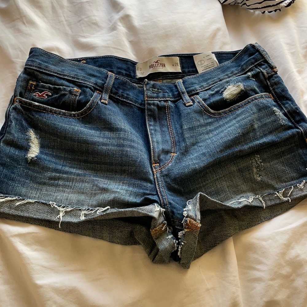 Hollister denim shorts